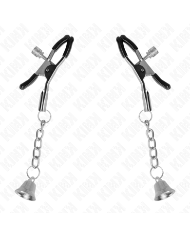 KINK - PINCES À TÉLÉTON PENDENTIF CLOCHE ARGENT 6 CM