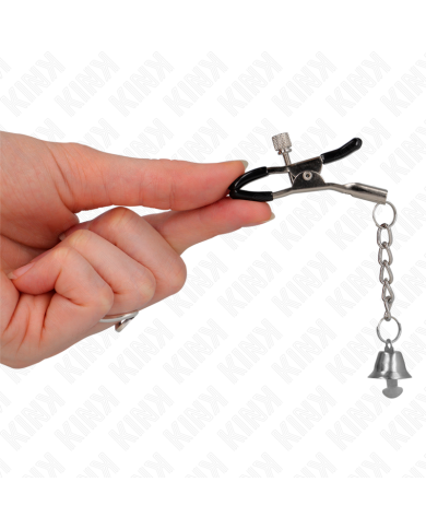 KINK - PINCES À TÉLÉTON PENDENTIF CLOCHE ARGENT 6 CM