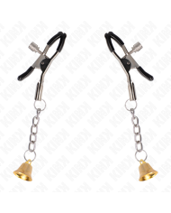 KINK - PINCES À TÉLÉMON PENDENTIF CLOCHE OR 6 CM