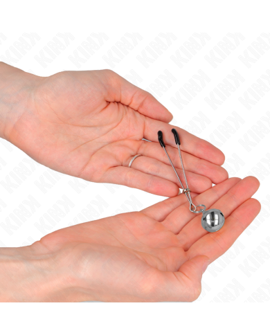 KINK - PINCES À TÉLÉPHONE MINCE CLOCHE ARGENT 7 CM