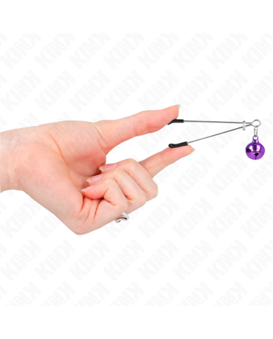 KINK - PINCES À TÉLÉPHONE MINCE CLOCHE VIOLET 7 CM