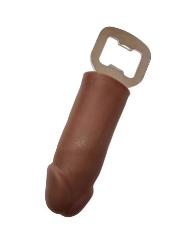DIABLO PICANTE - OUVRE-PÉNIS EN CAOUTCHOUC MARRON
