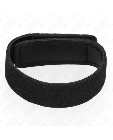 KINK - ANNEAU PÉNIS EN CUIR AVEC FERMETURE VELCRO 20 X 2 CM
