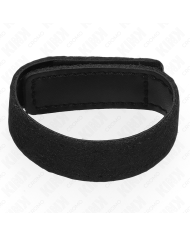 KINK - ANNEAU PÉNIS EN CUIR AVEC FERMETURE VELCRO 20 X 2 CM
