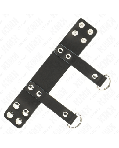KINK - ANNEAU PÉNIS AVEC ANNEAUX EN FORME DE « D » 18,5 X 3,3 CM