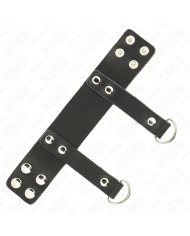 KINK - ANNEAU PÉNIS AVEC ANNEAUX EN FORME DE « D » 18,5 X 3,3 CM