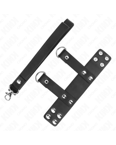 KINK - ANNEAU PÉNIS AVEC SANGLE EN CUIR RÉGLABLE