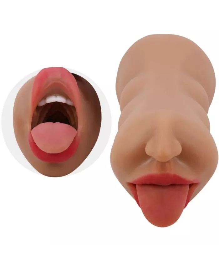 CRAZY BULL - SARAH DOUBLE MASTURBATEUR BOUCHE & VAGIN CHAIR CRAZY BULL - SARAH DOUBLE MASTURBATEUR BOUCHE & VAGIN CHAIR