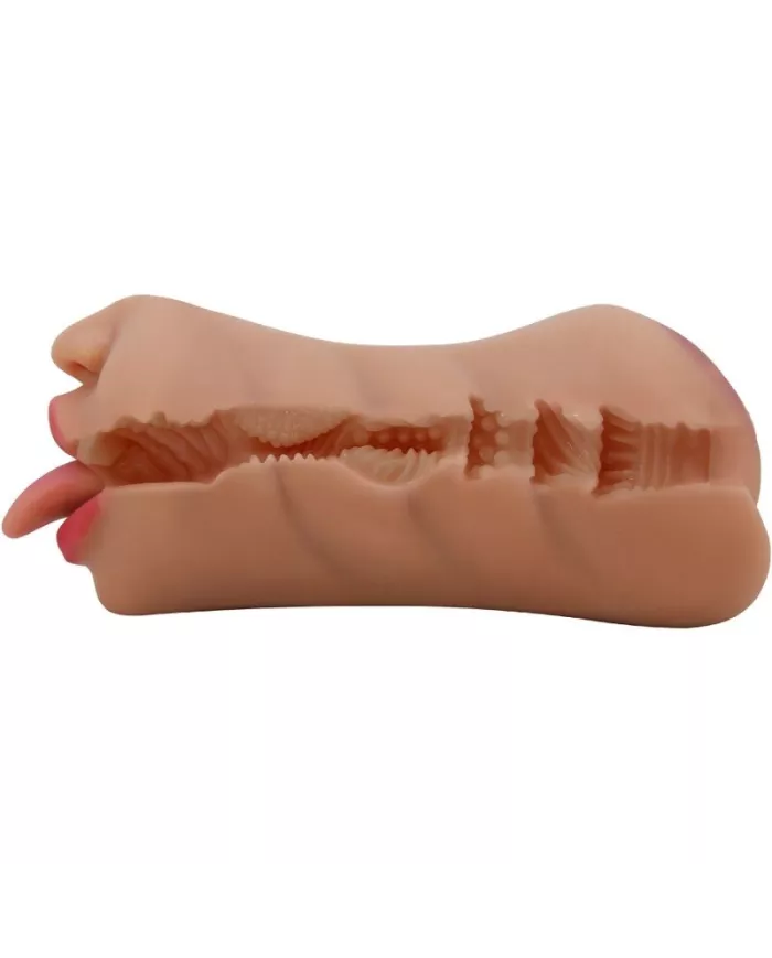 CRAZY BULL - SARAH DOUBLE MASTURBATEUR BOUCHE & VAGIN CHAIR CRAZY BULL - SARAH DOUBLE MASTURBATEUR BOUCHE & VAGIN CHAIR