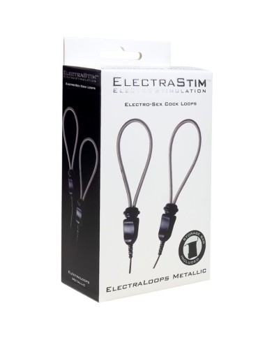 ELECTRASTIM - ELECTRALOOPS E-STIM ANNEAUX PÉNIS MÉTALLIQUES RÉGLABLES