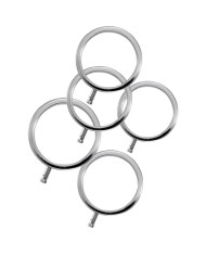 ELECTRASTIM - ELECTRARINGS ANNEAUX PÉNIS EN MÉTAL PACK DE 5