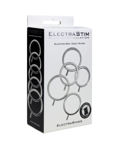 ELECTRASTIM - ELECTRARINGS ANNEAUX PÉNIS EN MÉTAL PACK DE 5