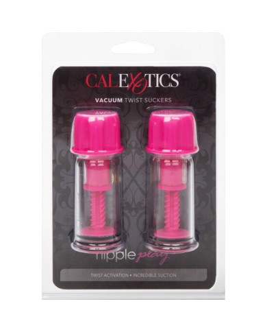 CALEXOTICS - VENTOUSE À TÉTINE ROSE À TOURNER VIDE