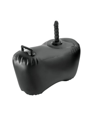 FETISH FANTASY SERIES - BODY DOCK SIÈGE GONFLABLE AVEC GODEMICHET 69,2 CM NOIR