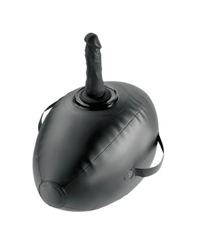 FETISH FANTASY SERIES - BODY DOCK BOULE GONFLABLE AVEC GODEMICHET NOIR 41,9 CM