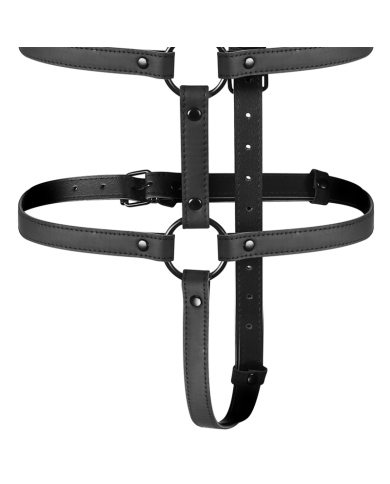 FETISH SUBMISSIVE BONDAGE - HARNAIS RÉGLABLE TORSE ET BRAS