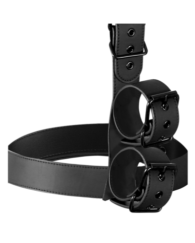 FETISH SUBMISSIVE BONDAGE - ENSEMBLE DE RETENUE CORPS COL ET POIGNETS