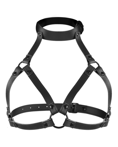 FETISH SUBMISSIVE BONDAGE - HARNAIS POITRINE RÉGLABLE