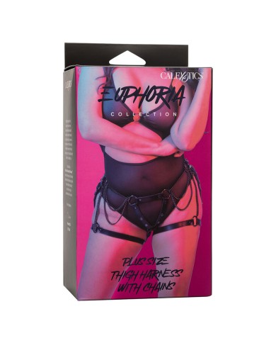 CALEXOTICS - EUPHORIA HARNAIS DE CUISSE MULTICHAÎNES PREMIUM GRANDE TAILLE