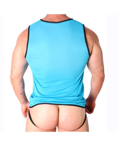 MACHO - T-SHIRT BLEU S/M