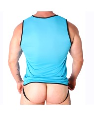 MACHO - T-SHIRT BLEU S/M