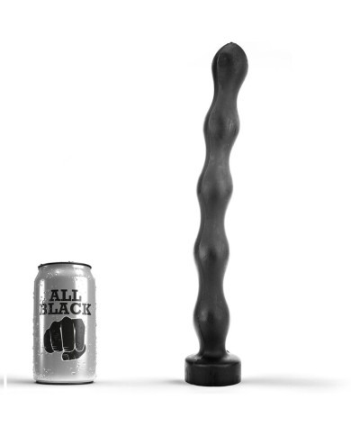 ALL BLACK - PLUG ANAL BALLE 32 CM