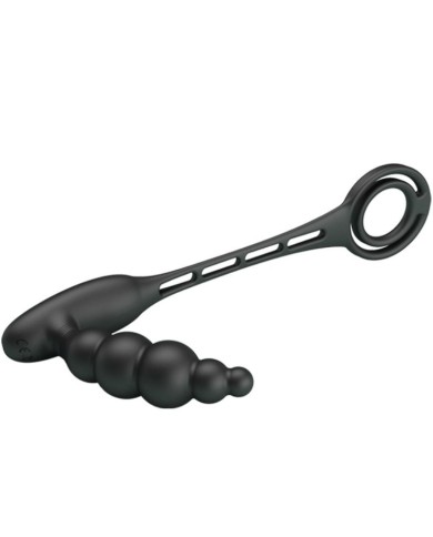 PRETTY LOVE - ANNEAUX PÉNIS AVEC PLUG VIBRATEUR