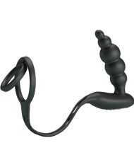 PRETTY LOVE - ANNEAUX PÉNIS AVEC PLUG VIBRATEUR