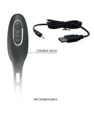 PRETTY LOVE - ANNEAUX PÉNIS AVEC PLUG VIBRATEUR
