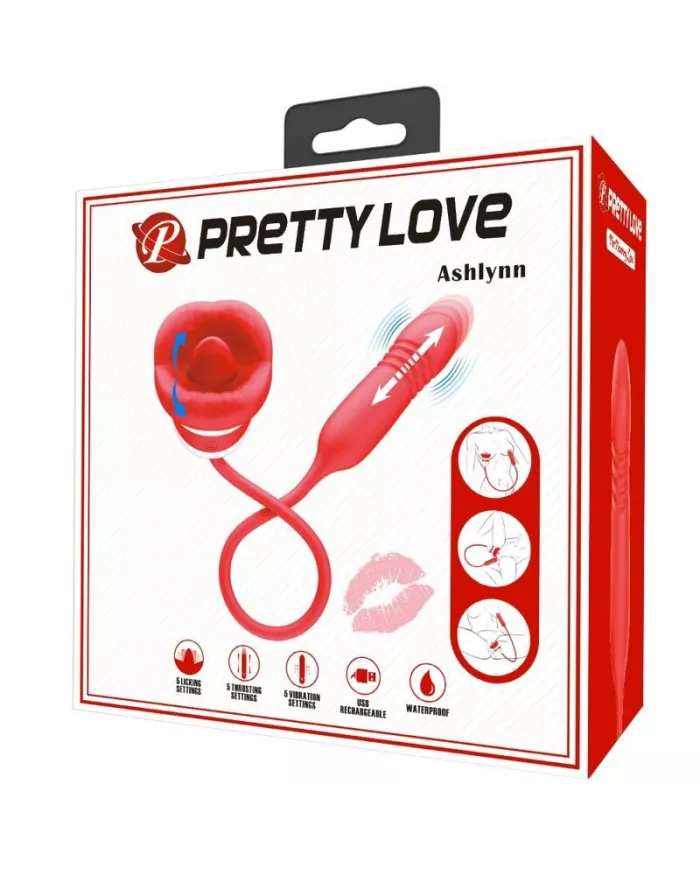 PRETTY LOVE - ASHLYNN MASTURBATEUR BOUCHE ROUGE