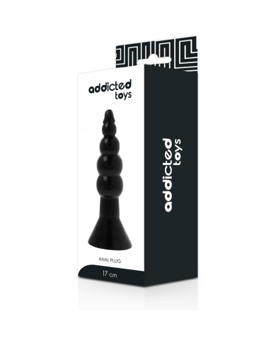 ADDICTED TOYS - PLUG ANAL 17 CM NOIR
