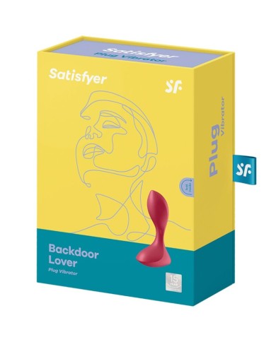 SATISFYER - BOUCHON VIBRANT BACKDOOR LOVER ROUGE