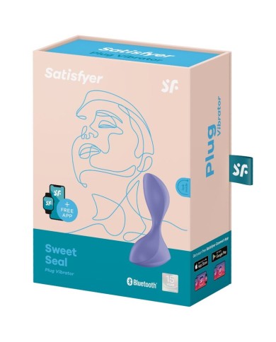 SATISFYER - SWEET SEAL BOUCHON VIBRANT APP VIOLET