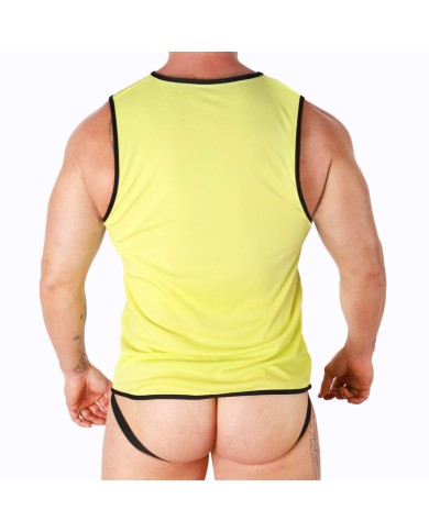 MACHO - T-SHIRT JAUNE S/M