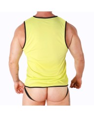 MACHO - T-SHIRT JAUNE S/M