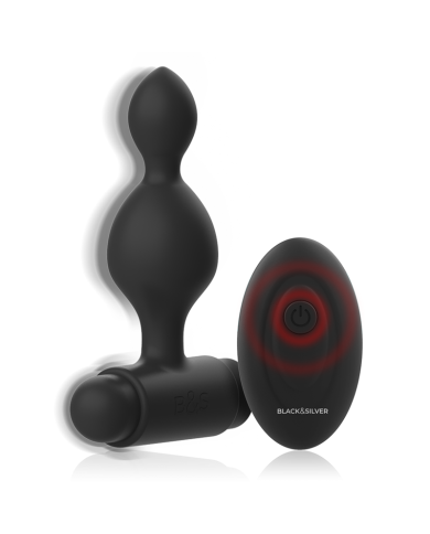 BLACK&SILVER - TUCKER PETITE TÉLÉCOMMANDE POUR PLUG ANAL EN SILICONE