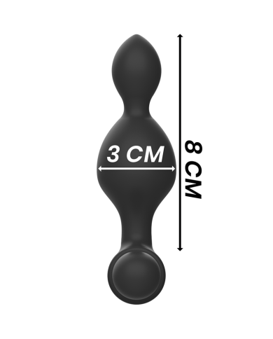 BLACK&SILVER - TUCKER PETITE TÉLÉCOMMANDE POUR PLUG ANAL EN SILICONE