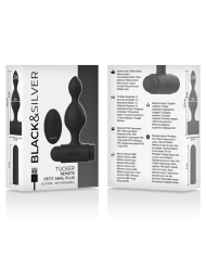 BLACK&SILVER - TUCKER PETITE TÉLÉCOMMANDE POUR PLUG ANAL EN SILICONE