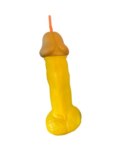 DIABLO PICANTE - COUPE PÉNIS EN PLASTIQUE JAUNE
