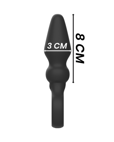 BLACK&SILVER - PUISSANT PLUG ANAL EN SILICONE OZZY
