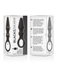 BLACK&SILVER - PUISSANT PLUG ANAL EN SILICONE OZZY