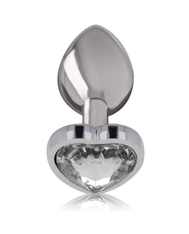 INTENSE - PLUG ANAL MÉTAL ALUMINIUM COEUR BLANC TAILLE L