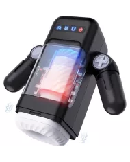 GAME CUP - MASTURBATEUR À VIBRATION DE POUSSÉE AVEC FONCTION CHAUFFANTE ET SUPPORT MOBILE - NOIR GAME CUP - MASTURBATEUR À VIBRATION DE POUSSÉE AVEC FONCTION CHAUFFANTE ET SUPPORT MOBILE - NOIR