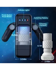 GAME CUP - MASTURBATEUR À VIBRATION DE POUSSÉE AVEC FONCTION CHAUFFANTE ET SUPPORT MOBILE - NOIR GAME CUP - MASTURBATEUR À VIBRATION DE POUSSÉE AVEC FONCTION CHAUFFANTE ET SUPPORT MOBILE - NOIR