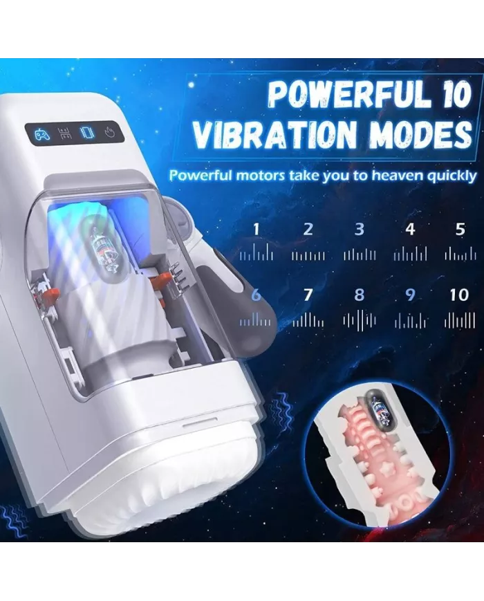 GAME CUP - MASTURBATEUR À VIBRATION DE POUSSÉE AVEC FONCTION CHAUFFANTE ET SUPPORT MOBILE - NOIR GAME CUP - MASTURBATEUR À VIBRATION DE POUSSÉE AVEC FONCTION CHAUFFANTE ET SUPPORT MOBILE - NOIR