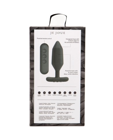 JE JOUE - VIBRATEUR PLUG ANAL ONYX NOIR