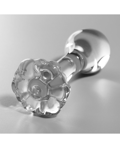 NEBULA SERIES BY IBIZA - PLUG ANAL MODÈLE 2 VERRE BOROSILICATE CLAIR 11 CM -O- 3.5 CM