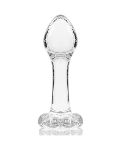 NEBULA SERIES BY IBIZA - PLUG ANAL MODÈLE 2 VERRE BOROSILICATE CLAIR 11 CM -O- 3.5 CM