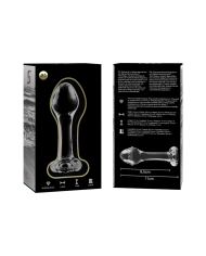 NEBULA SERIES BY IBIZA - PLUG ANAL MODÈLE 2 VERRE BOROSILICATE CLAIR 11 CM -O- 3.5 CM
