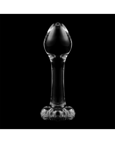 NEBULA SERIES BY IBIZA - PLUG ANAL MODÈLE 2 VERRE BOROSILICATE CLAIR 11 CM -O- 3.5 CM